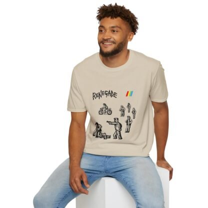 Renegade - ZX Spectrum Computer Game Art T-Shirt - Image 36