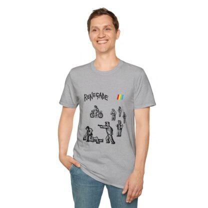 Renegade - ZX Spectrum Computer Game Art T-Shirt - Image 7