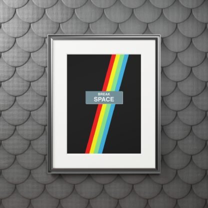 ZX Spectrum Keyboard Retro Fine Art Print - Image 3