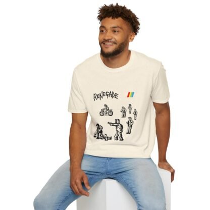 Renegade - ZX Spectrum Computer Game Art T-Shirt - Image 48