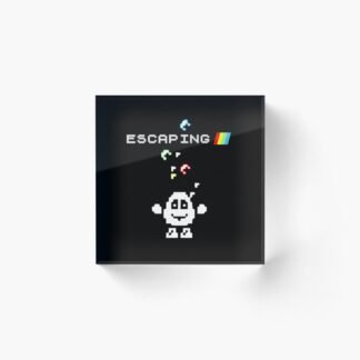 Dizzy - Escaping - ZX Spectrum Computer Game Art - Acrylic Block