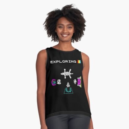 Atic Atac - Exploring - ZX Spectrum Computer Game Art - Atic Atac,Sleeveless Top