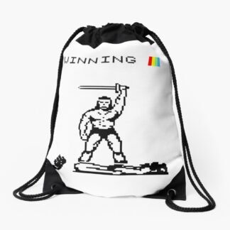 Barbarian - Winning - ZX Spectrum Computer Game Art - Drawstring Bag