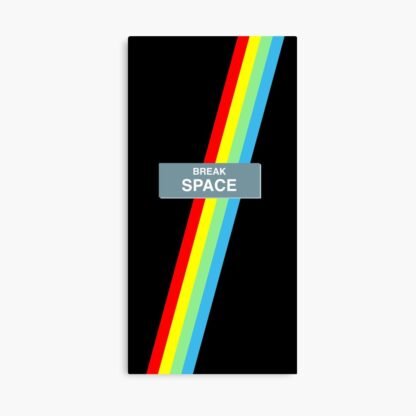 ZX Spectrum Keyboard Retro Art - Canvas Print