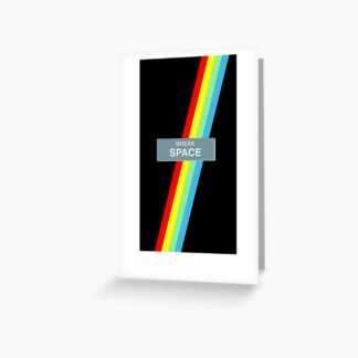 ZX Spectrum Keyboard Retro Art - Greeting Card