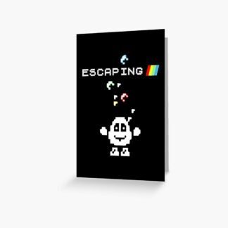 Dizzy - Escaping - ZX Spectrum Computer Game Art - Greeting Card
