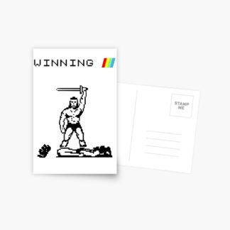 Barbarian - Winning - ZX Spectrum Computer Game Art - Postcard