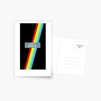 ZX Spectrum Keyboard Retro Art - Postcard