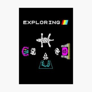 Atic Atac - Exploring - ZX Spectrum Computer Game Art - Photographic Print