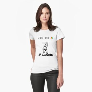 Barbarian - Winning - ZX Spectrum Computer Game Art - Fitted T-Shirt