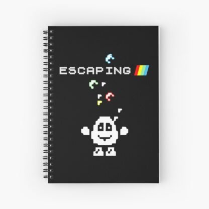 Dizzy - Escaping - ZX Spectrum Computer Game Art - Spiral Notebook