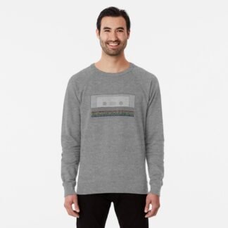 Retrogamer ZX Spectrum +2 Cassette Tape Computer Game Art - Lightweight Sweatshirt