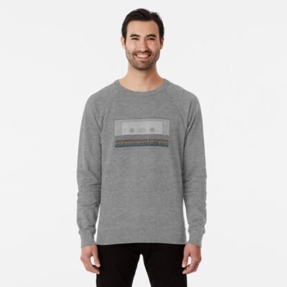Retrogamer ZX Spectrum +2 Cassette Tape Computer Game Art - Lightweight Sweatshirt