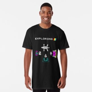 Atic Atac - Exploring - ZX Spectrum Computer Game Art - Atic Atac,Long T-Shirt