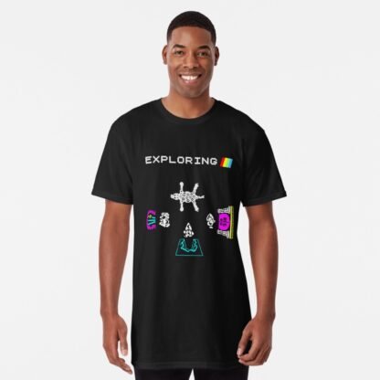 Atic Atac - Exploring - ZX Spectrum Computer Game Art - Atic Atac,Long T-Shirt
