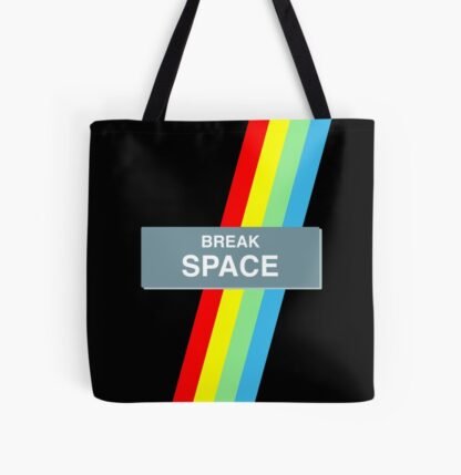 ZX Spectrum Keyboard Retro Art - All Over Print Tote Bag