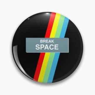 ZX Spectrum Keyboard Retro Art - Pin