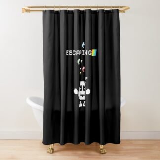 Dizzy - Escaping - ZX Spectrum Computer Game Art - Shower Curtain