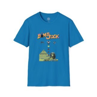 Bomb Jack - With Logo - C64 Computer Game Art T-Shirt