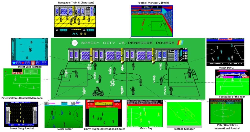 Speccy City vs Renegade Rovers football mashup infographic