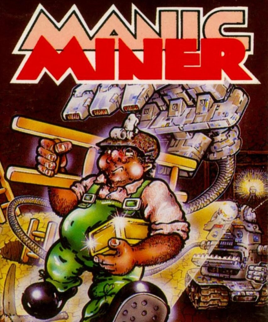 Manic Miner cover art - one of the bundled games on The Spectrum from Retro Games Ltd