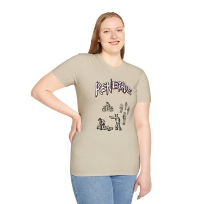 Renegade - with logo ZX Spectrum Computer Game Art T-Shirt - Image 6