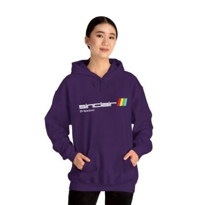 ZX Spectrum Logo Dark Hooded Sweatshirt - Image 9