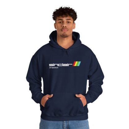 ZX Spectrum Logo Dark Hooded Sweatshirt - Image 6