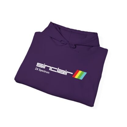 ZX Spectrum Logo Dark Hooded Sweatshirt - Image 8