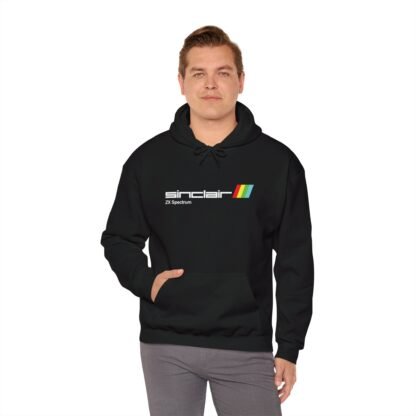 ZX Spectrum Logo Dark Hooded Sweatshirt - Image 3
