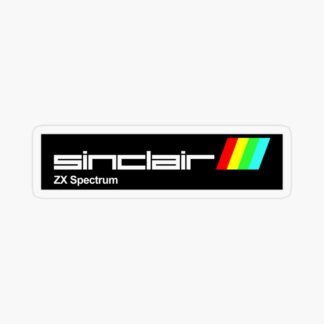 Sinclair ZX Spectrum Logo - Transparent Sticker