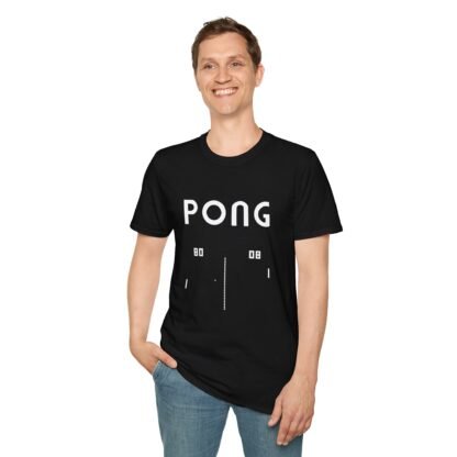 Pong Retro Computer Game T-Shirt - Image 3