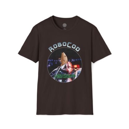 RoboCod - fishy parody RoboCop T-Shirt - Image 4