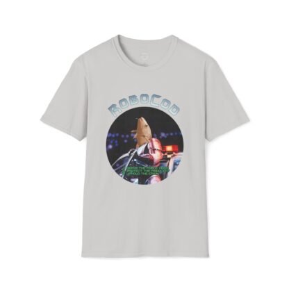RoboCod - fishy parody RoboCop T-Shirt - Image 7