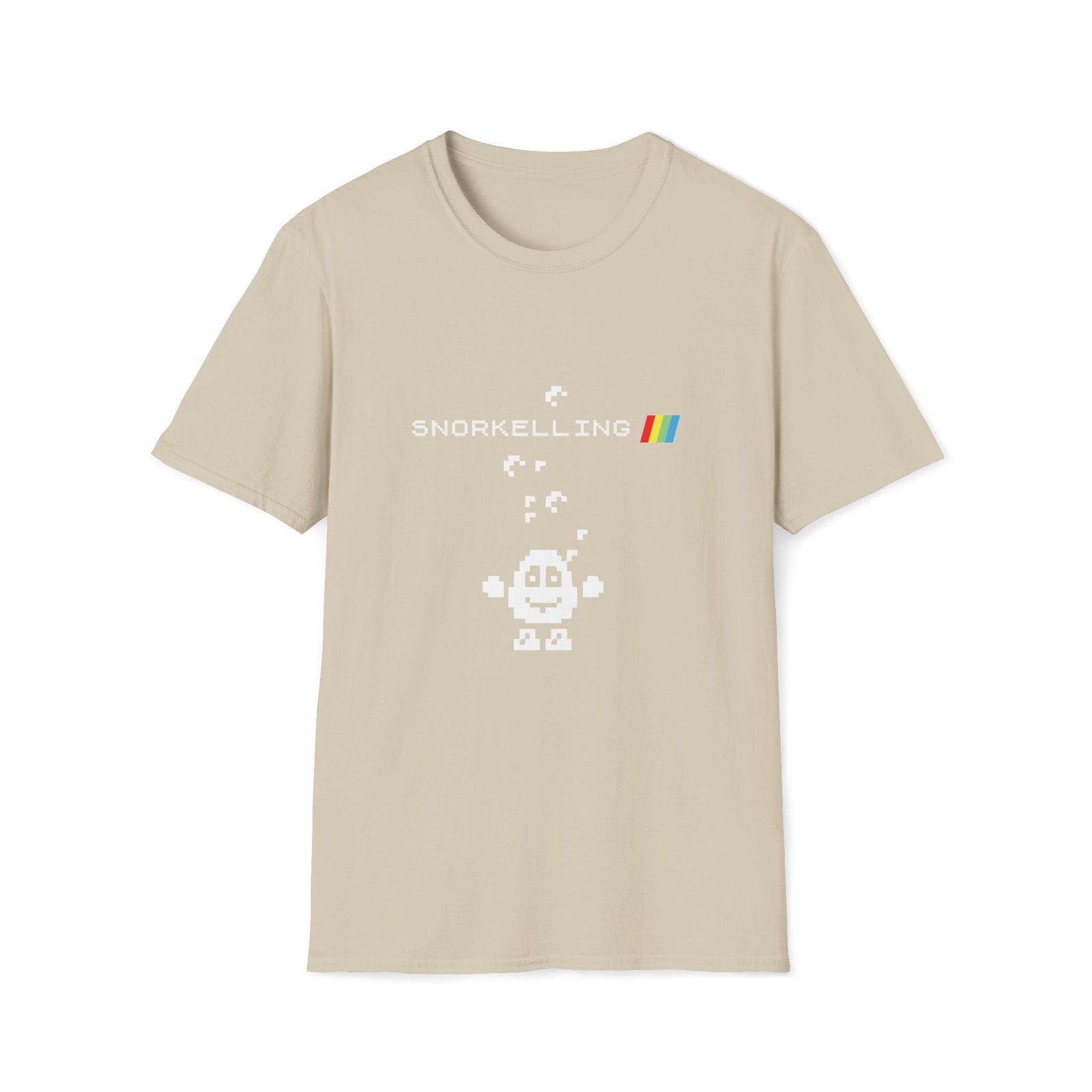 ZX Spectrum Pixel Art Dizzy Snorkelling T-Shirt - Image 5