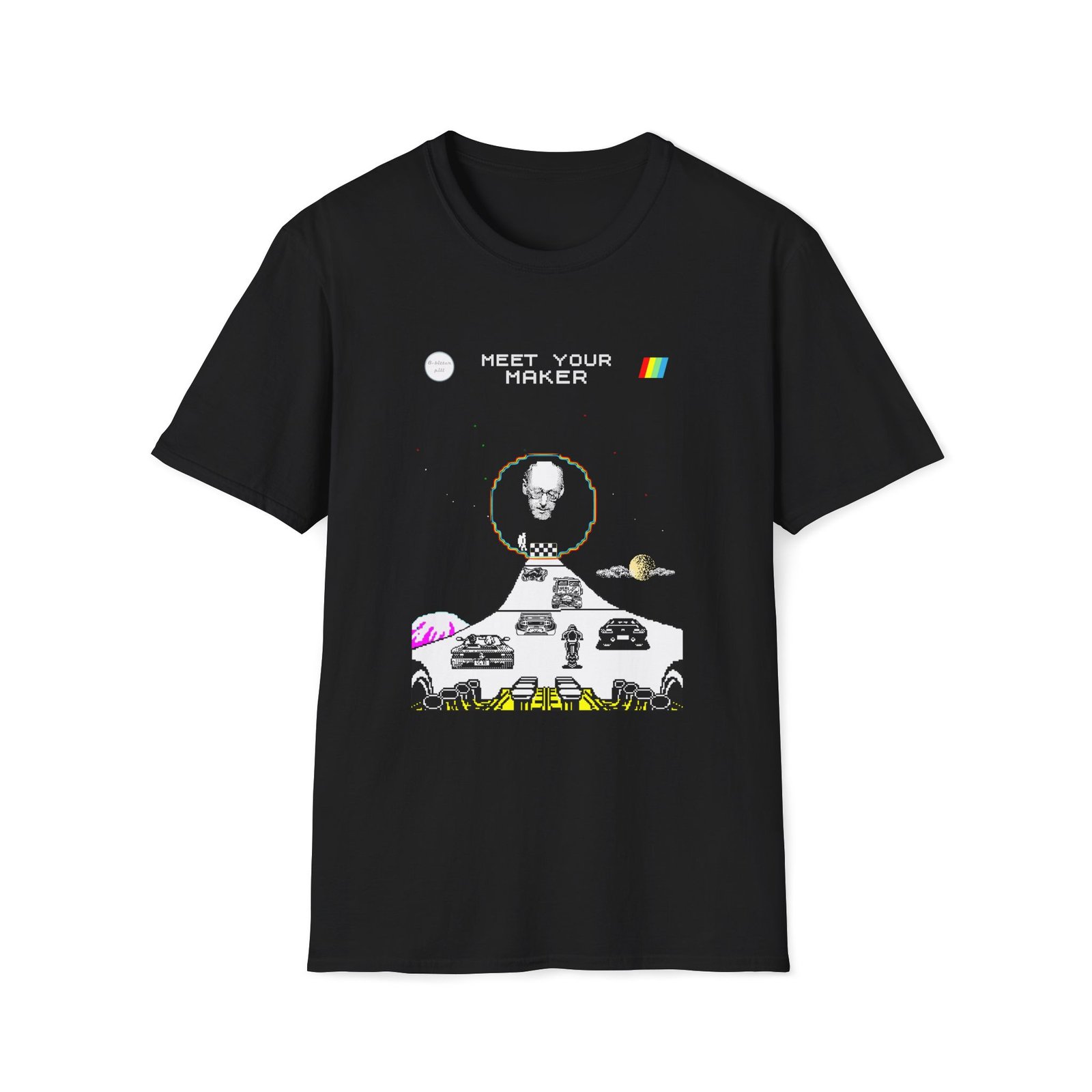 Meet Your Maker - ZX Spectrum Computer Game Art T-Shirt