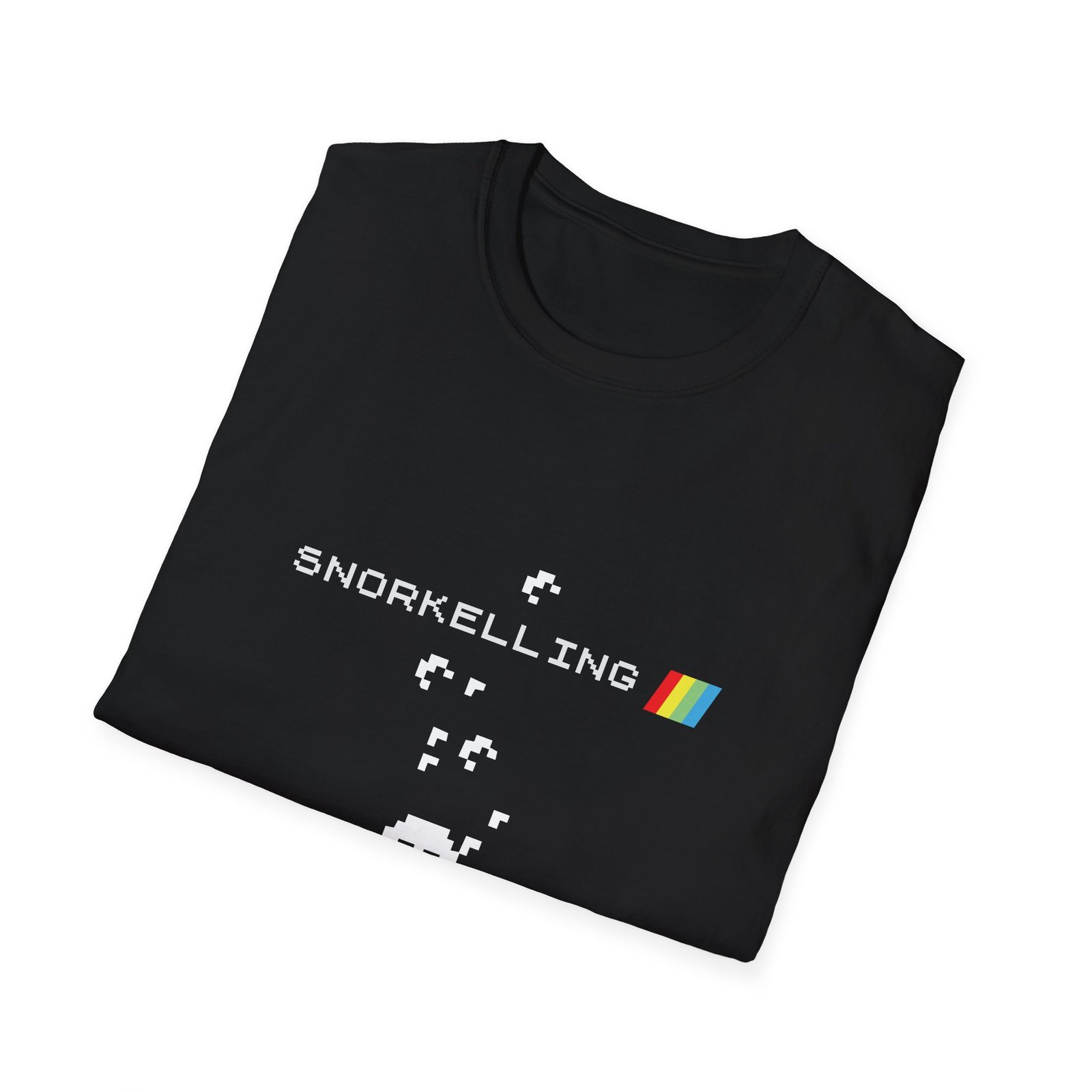 ZX Spectrum Pixel Art Dizzy Snorkelling T-Shirt - Image 4