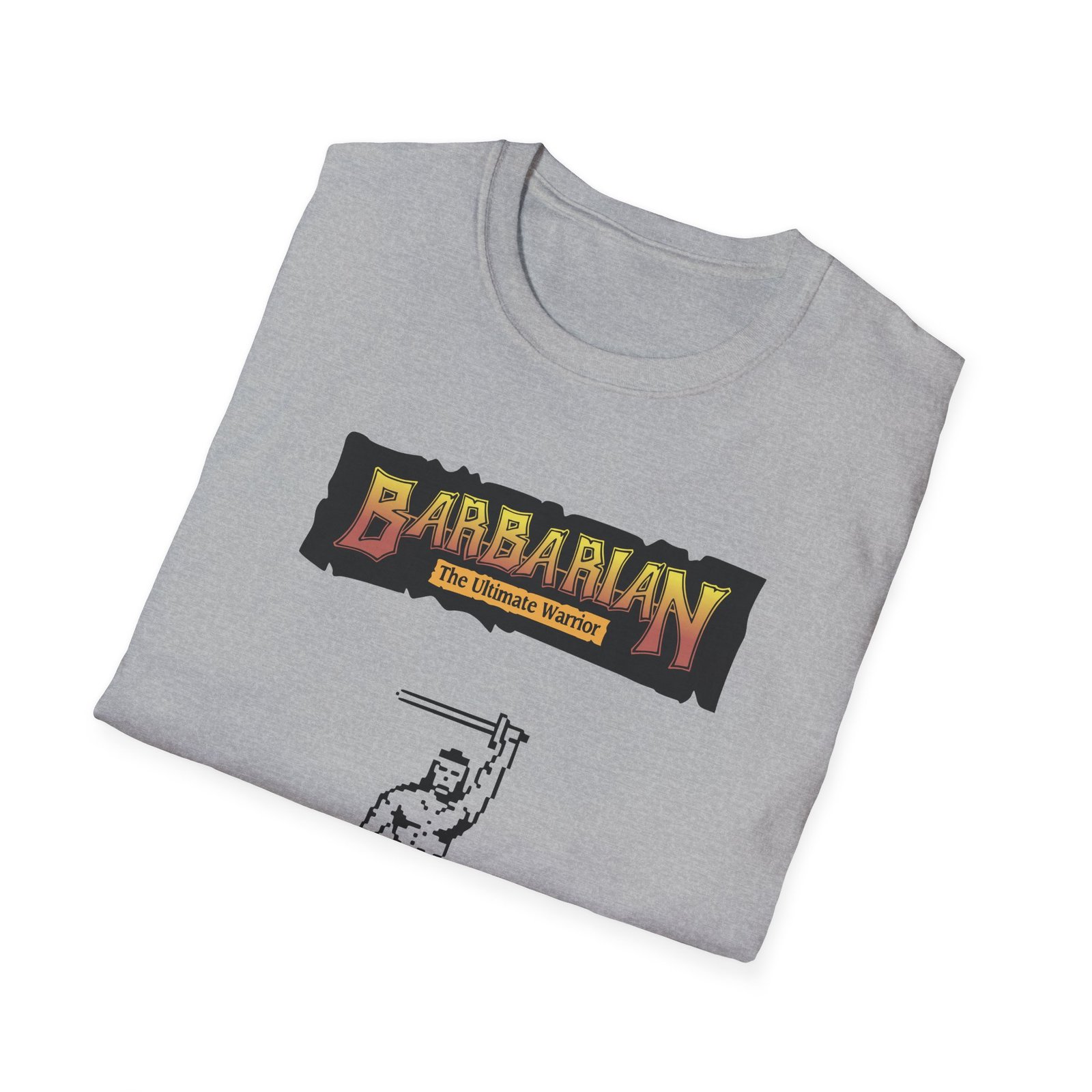 Barbarian - With Logo - ZX Spectrum Computer Game Art T-Shirt - Image 8