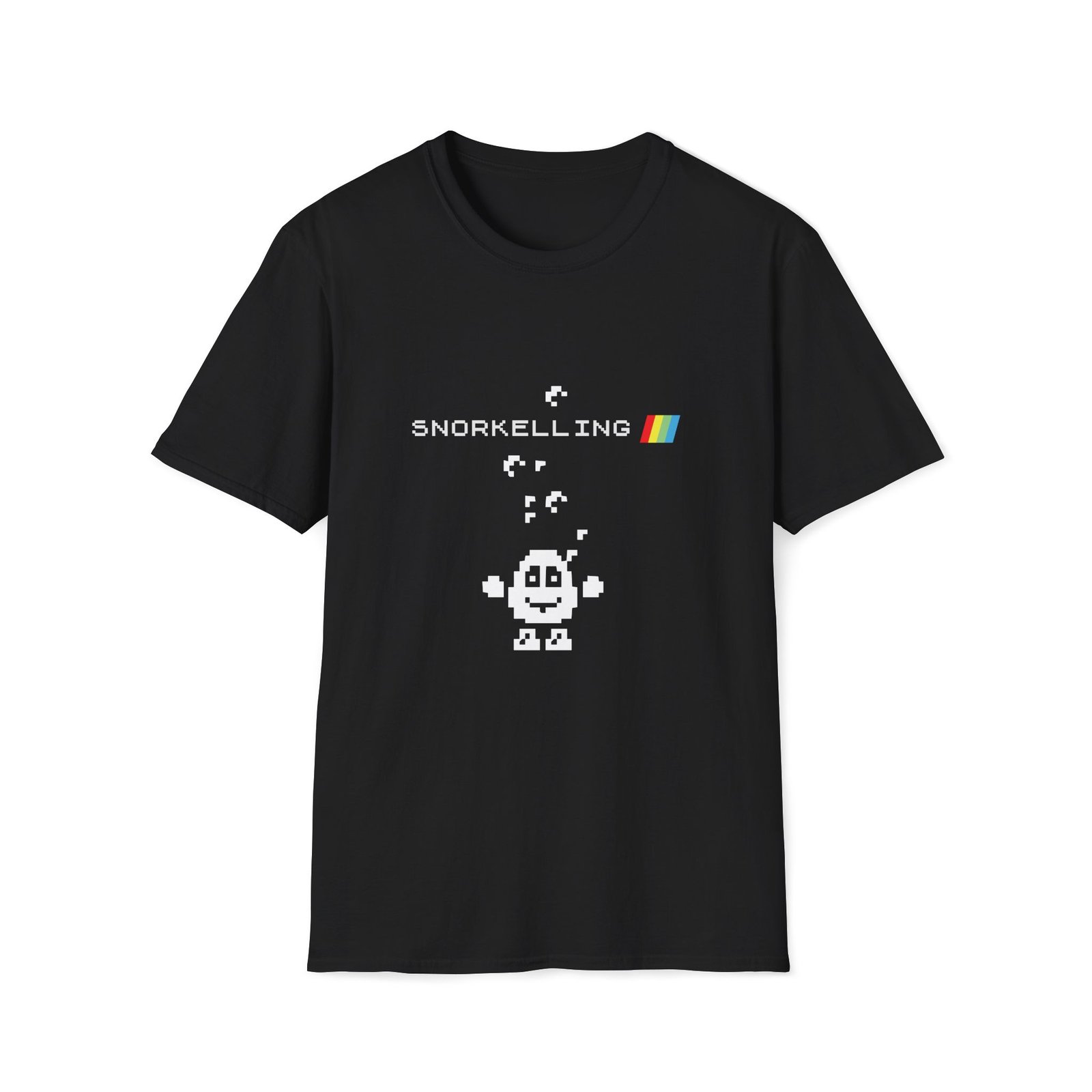 ZX Spectrum Pixel Art Dizzy Snorkelling T-Shirt