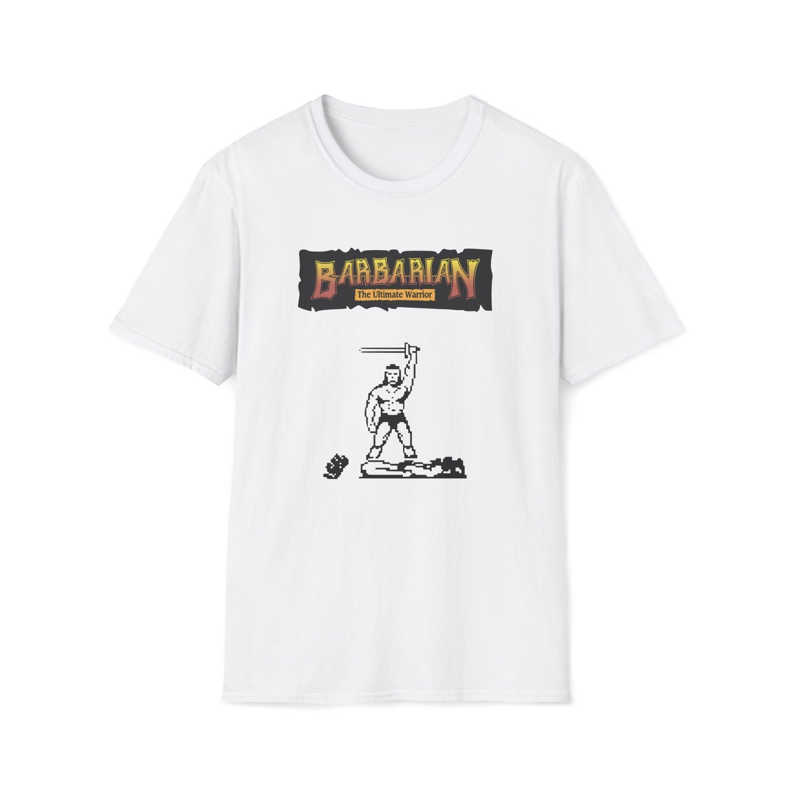 Barbarian - With Logo - ZX Spectrum Computer Game Art T-Shirt