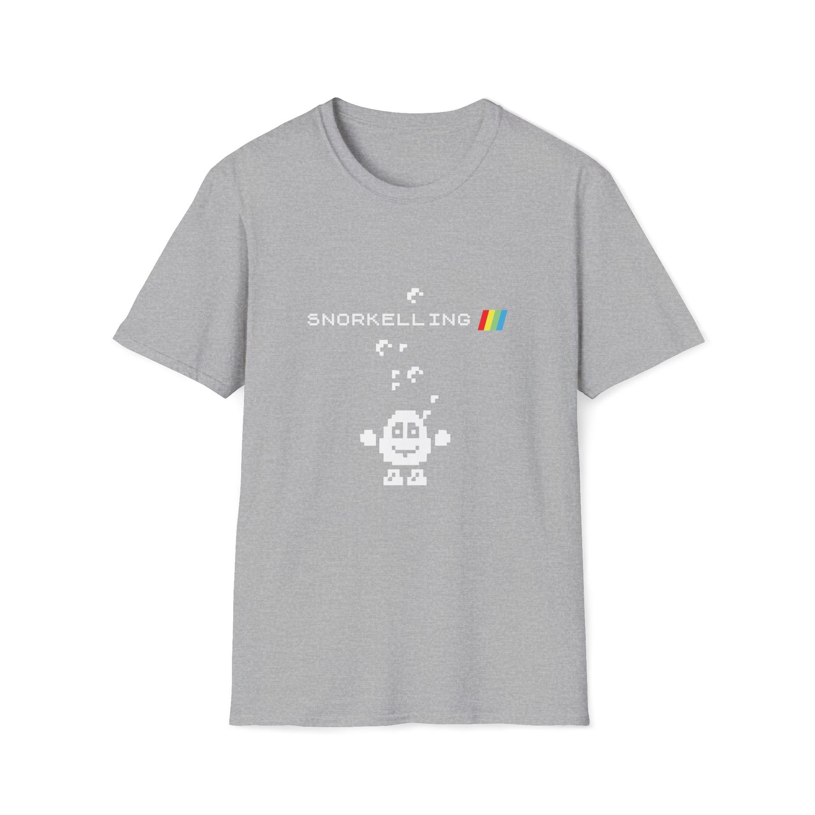 ZX Spectrum Pixel Art Dizzy Snorkelling T-Shirt - Image 9