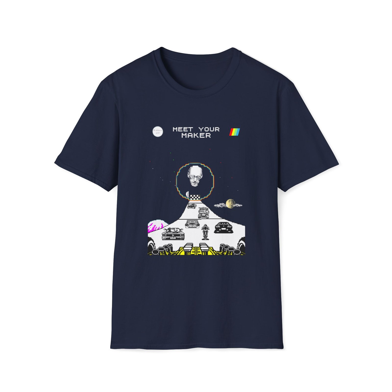 Meet Your Maker - ZX Spectrum Computer Game Art T-Shirt - Image 5