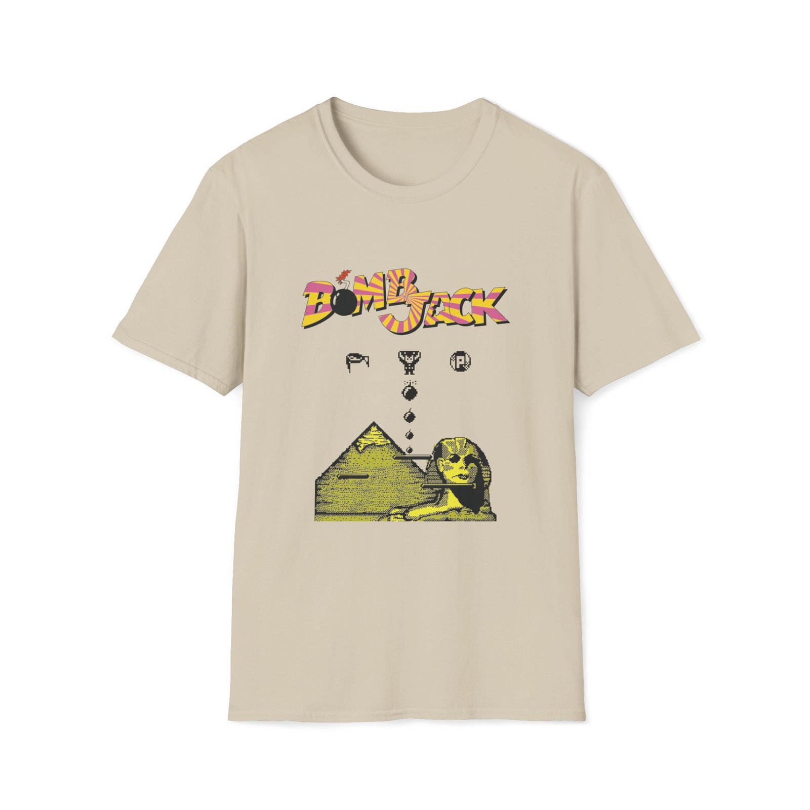 Bomb Jack - With Logo - ZX Spectrum Computer Game Art T-Shirt