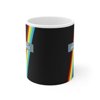 ZX Spectrum Keyboard Retro Art 11oz White Mug